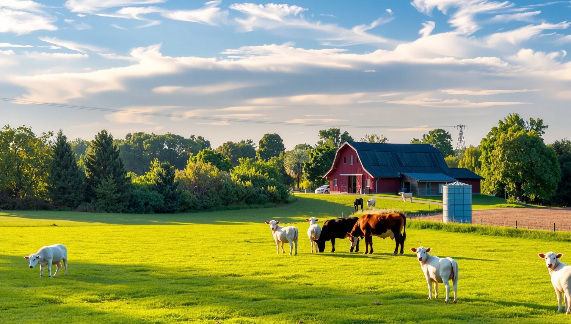 Vast fields of sustainable crops under the Dutch sky at Playbusid Farm, highlighting our eco-tourism Netherlands practices