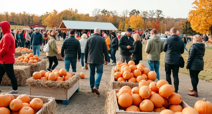 Autumn harvest festival at Playbusid Farm